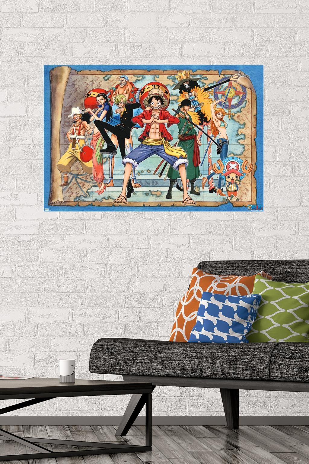 Amazon.co.jp: ワンピース - グループマップウォールポスター : ホーム